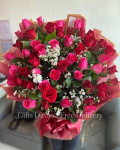 rose bouquets in Davao